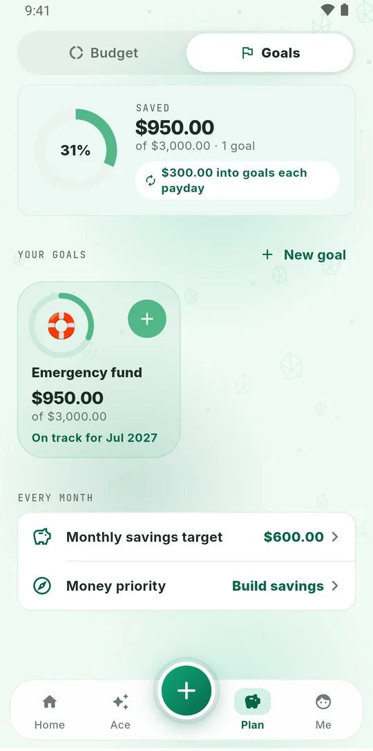 Smilo savings goals